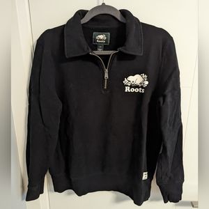 Roots 1/4 zip crewneck